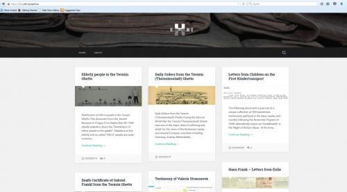 EHRI Document blog, Holocaust research in the Digital Age