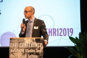 Karel Berkhoff at EHRI Conference Amsterdam